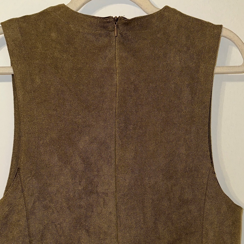 Zara Brown Soft Sleeveless Mini Dress - Picture 5 of 6